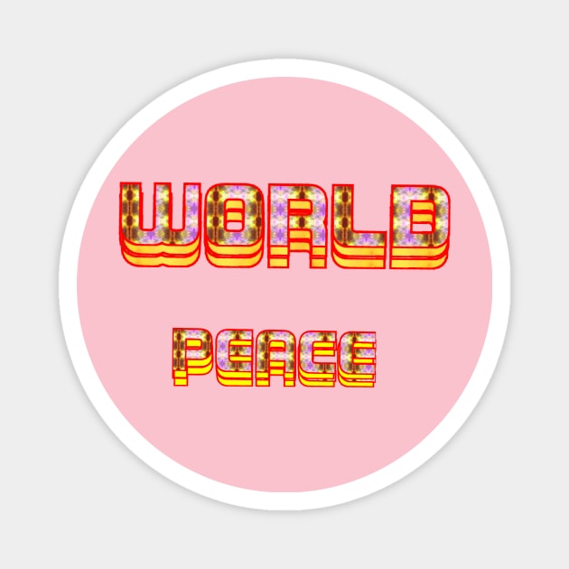 world peace art designs. Magnet by Dilhani